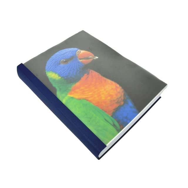 Clear Linen Wrap-Around Thermal Binding Report Covers - 1/4 Inch Spine, Letter Size (8.5x11 Inches), Navy Blue, Portrait Orientation - Pack of 80 (08CB14NAVY) - Ideal for Office Documents, School Reports, Business Presentations & Professional Projects