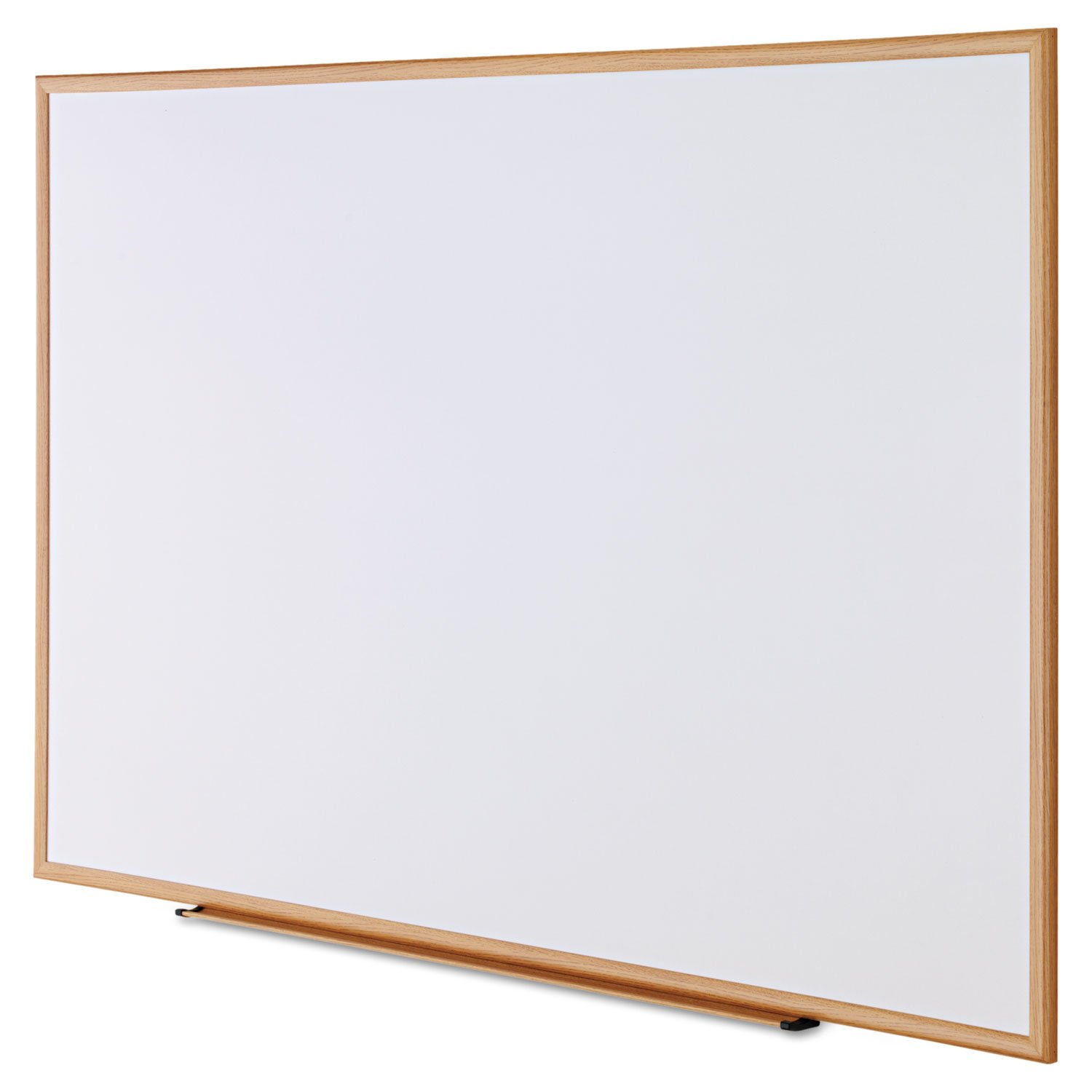 Universal 43621 White Melamine Dry-Erase Board 72x48 Inches with Oak Frame - Perfect for Office Meetings, Classroom Teaching & Home Organization