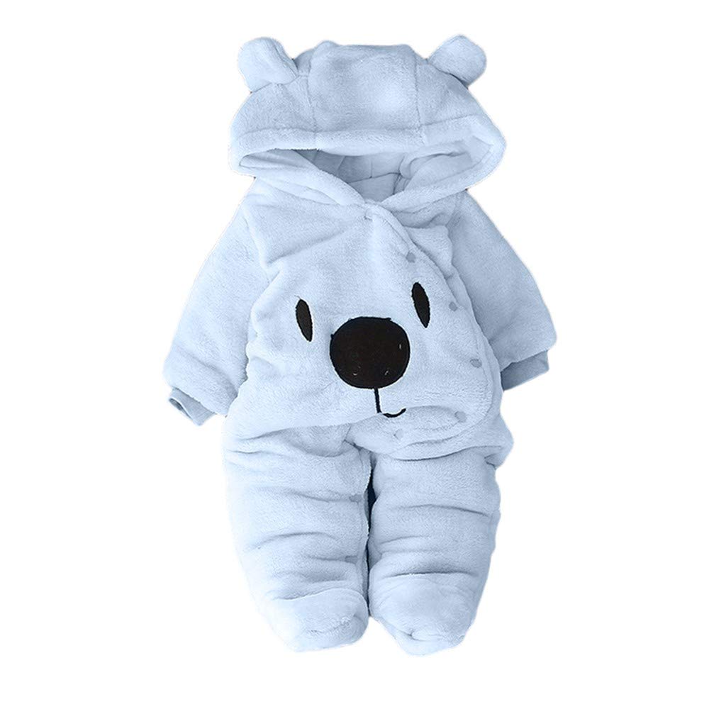 Girls Summer Outfits & Newborn Baby Boy Girl Cartoon Bear Velvet Hooded Romper Jumpsuit - Perfect for Playdates, Photoshoots & Casual Wear