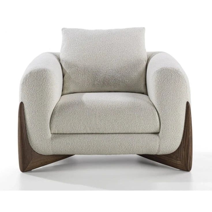 Minimalist XXL Wood Arches Sofa Set - Modern Large Wooden Living Room Furniture for Home Decor | Perfect for Contemporary Living Rooms, Lofts & Open Concept Spaces