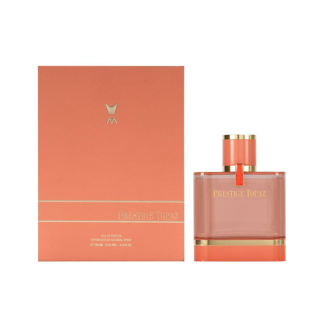 Prestige Topaz Eau de Parfum 100ml for Women - Luxury Floral Fragrance for Date Night & Special Occasions