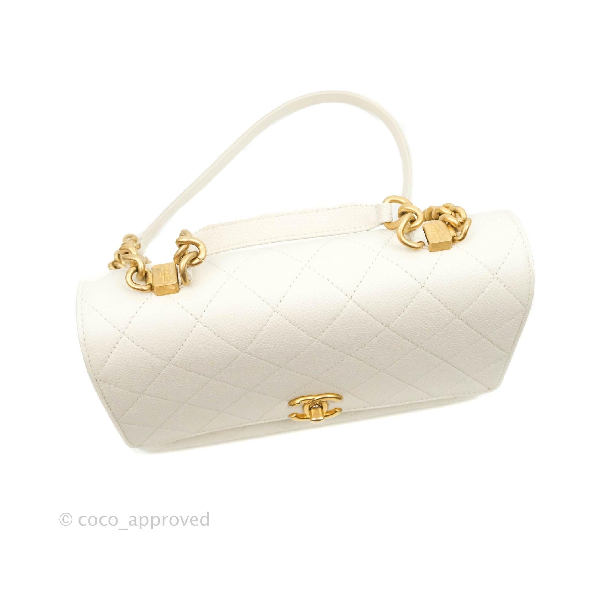 Chanel Chic Affinity Small Grained Calfskin Crossbody Bag in Ivory with Gold Hardware - Perfect for Everyday Luxury & Special Occasions