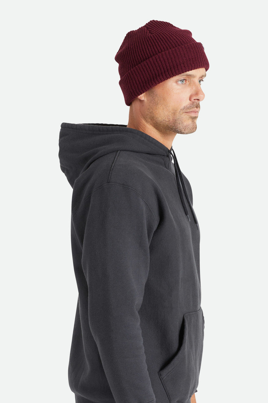 Heist Beanie Mahogany - Stylish Winter Knit Hat for Men & Women - Perfect for Outdoor Activities, Skiing, and Cold Weather Fashion
