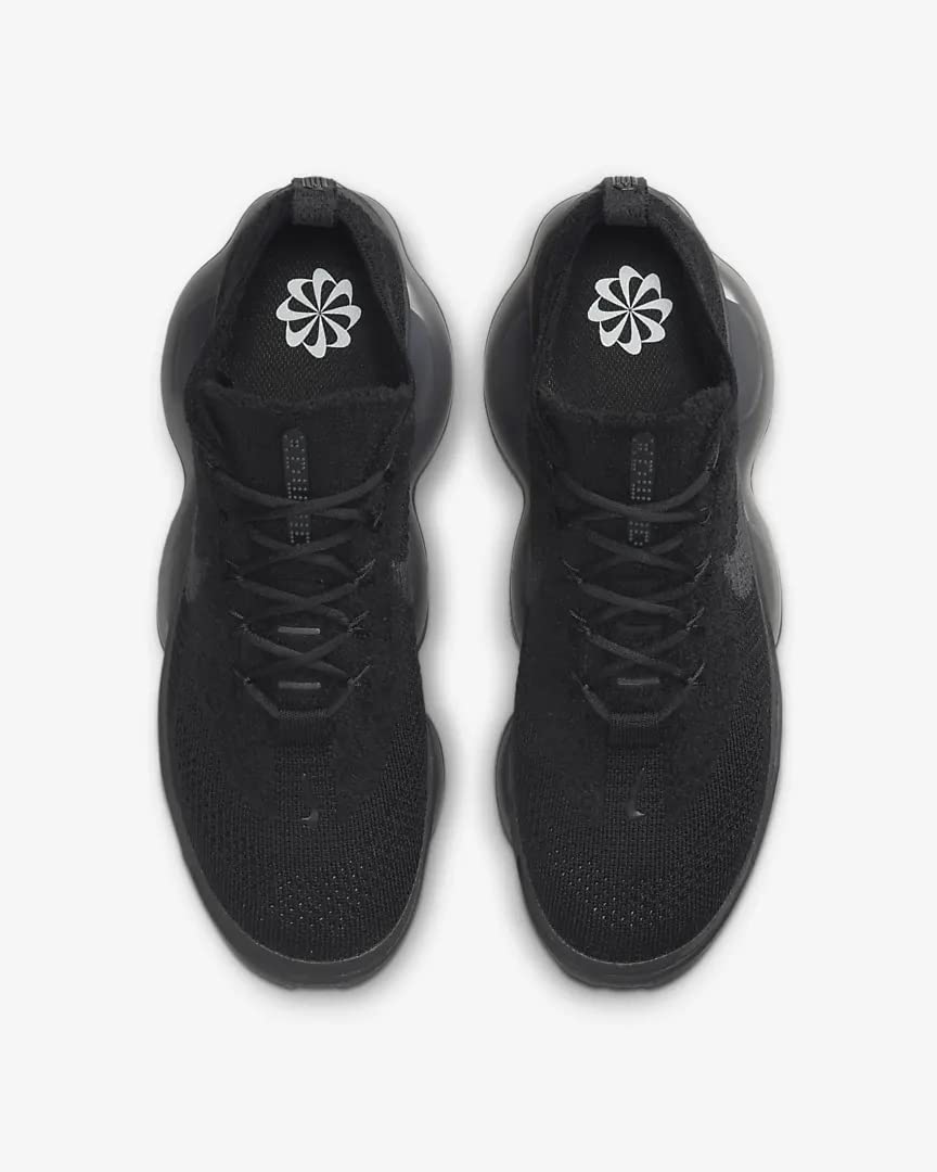 Nike Air Max Scorpion Flyknit DJ4701 003 Triple Black Men's Running Shoes Size 11 - Lightweight Cushioned Sneakers for Jogging, Gym Workouts & Casual Wear
