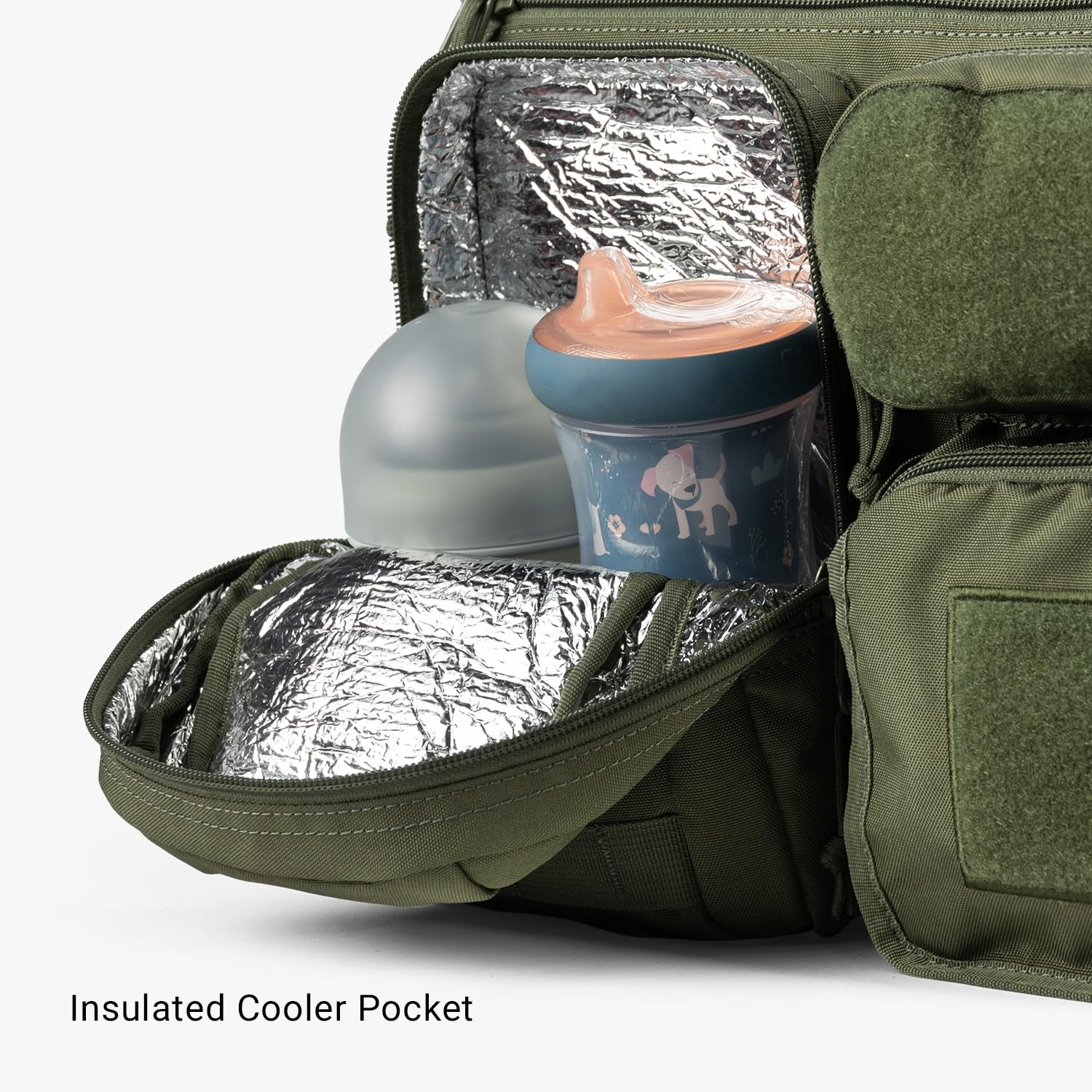4th Gen Tactical Diaper Bag for Dads - Military Style Baby Carrier with Changing Mat & Stroller Straps | Durable, Spacious & Organized for Outdoor Adventures, Travel & Everyday Use