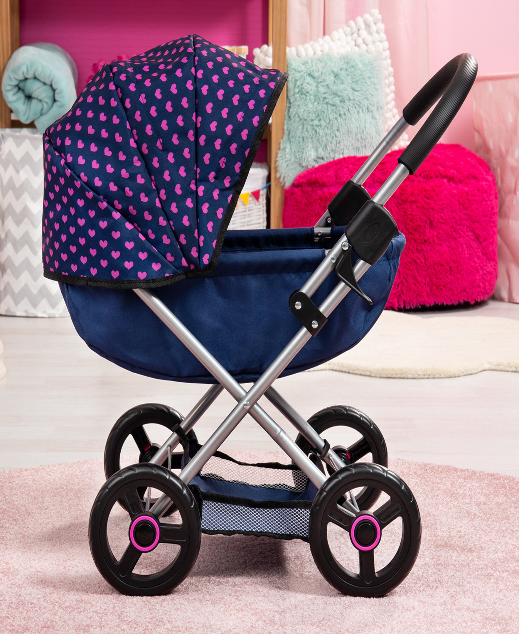 Bayer Design 4-in-1 Cozy Doll Pram Stroller Set for 18