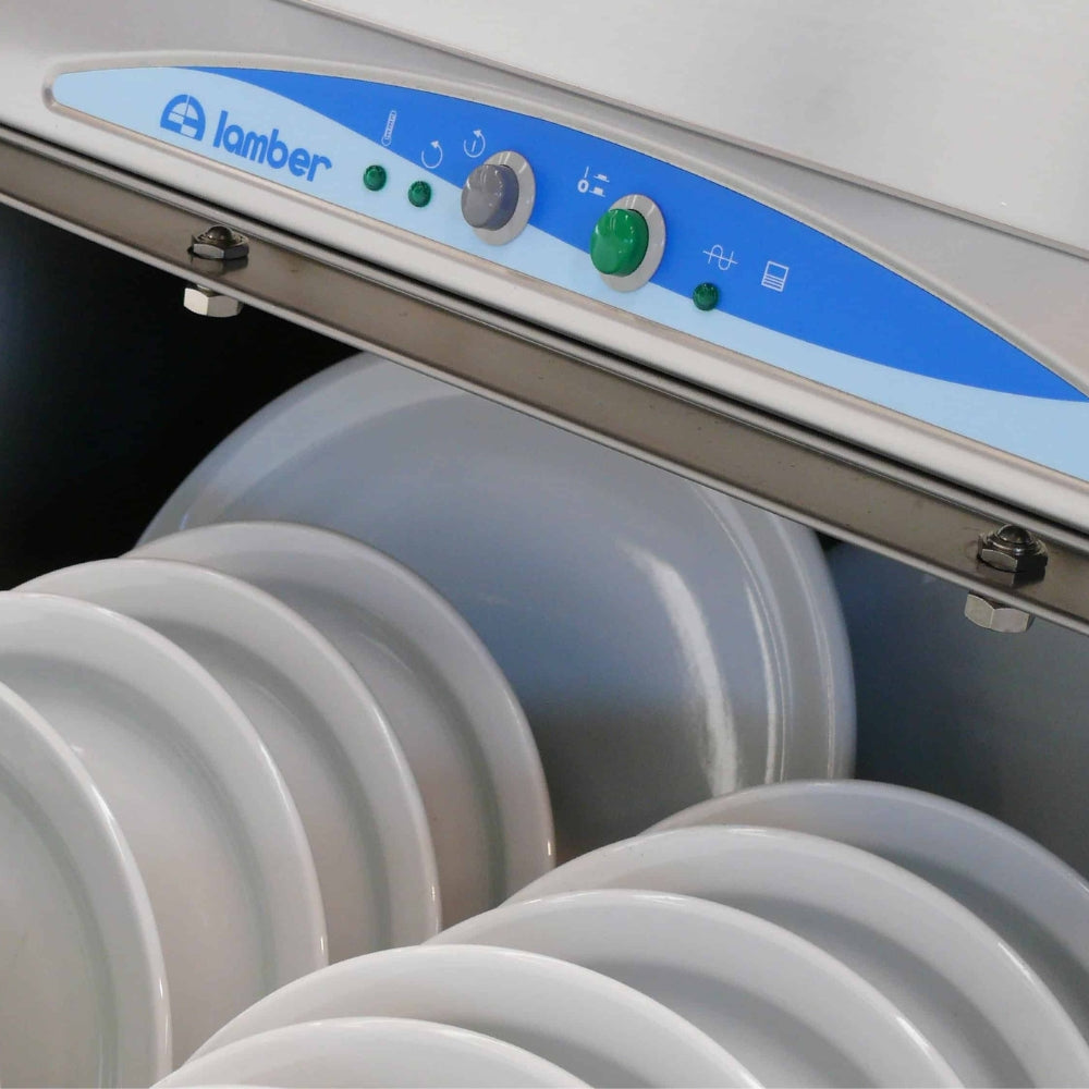 Eurodib Undercounter High-Temperature Commercial Dishwasher - 208-240V, 1PH for Restaurants, Cafes & Catering Services