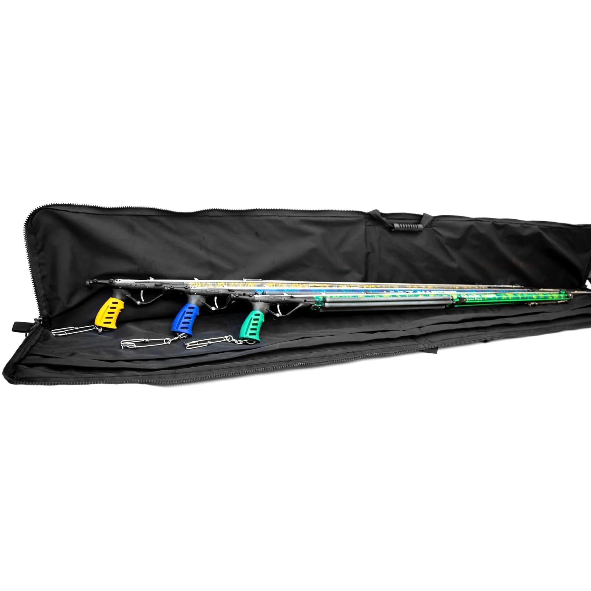 Hunt Master Armored Travel Speargun Bag - Camouflage or Plain Design for Spearfishing & Underwater Hunting - Perfect for Travel, Storage & Outdoor Adventures