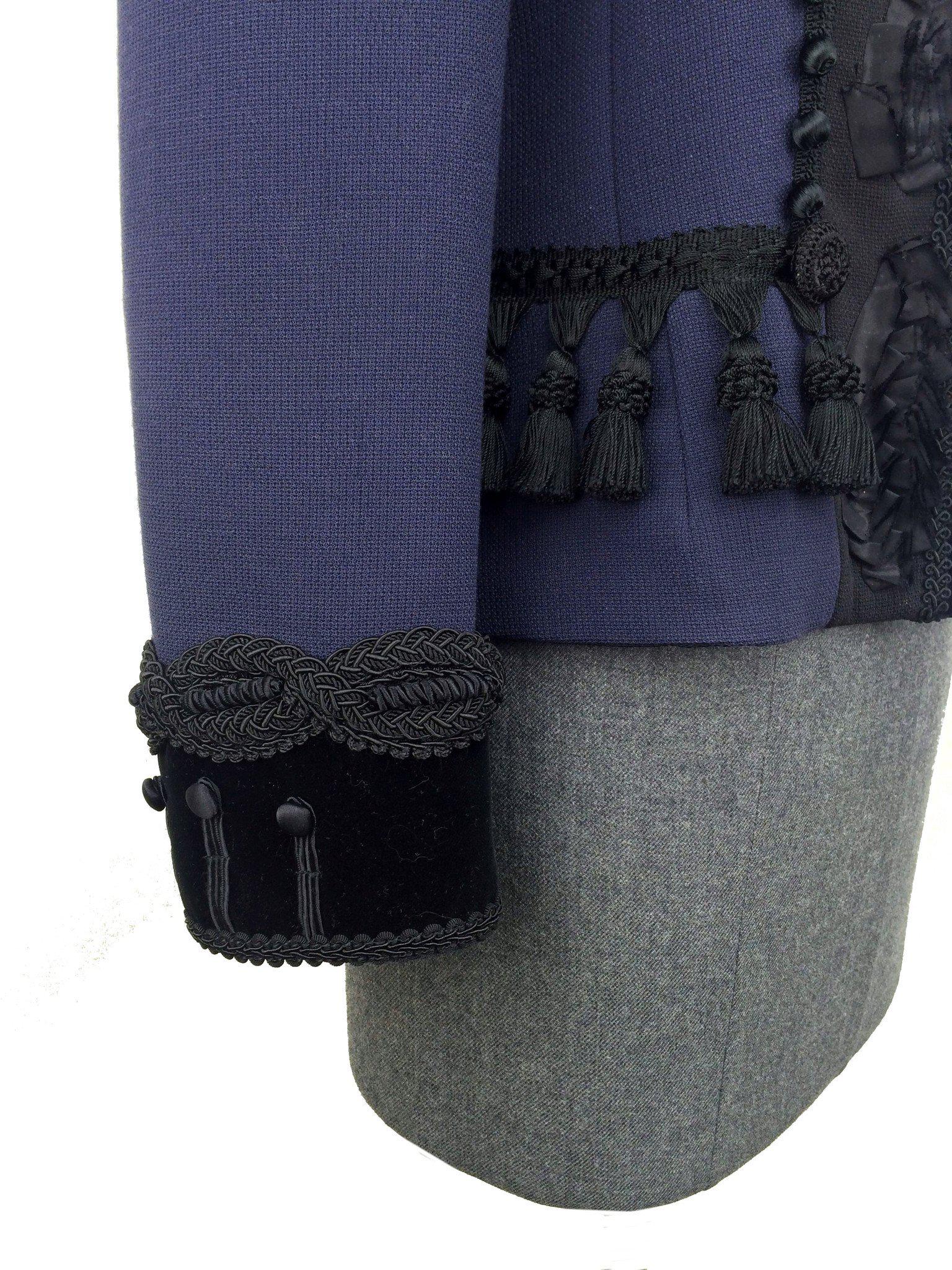 Marc Jacobs Double-Faced Lightweight Wool Victorian Fitted Jacket for Women - Size M | Elegant Office Wear & Evening Outfits