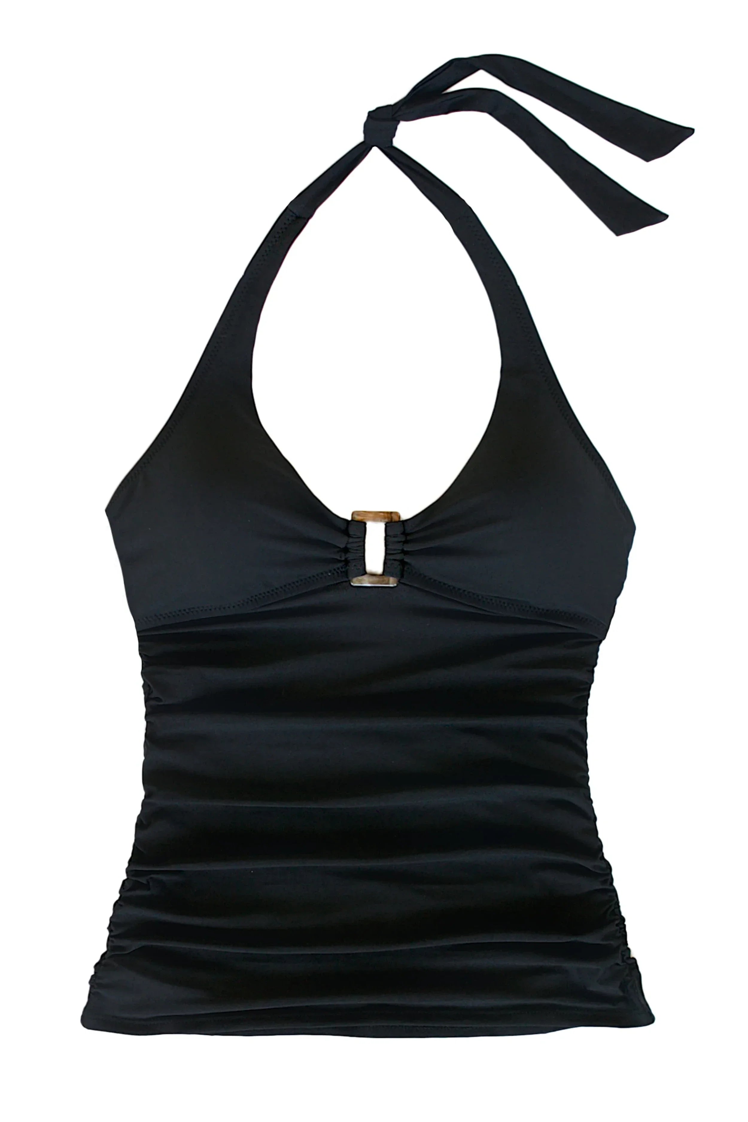 Black Tortoise Tankini Swimsuit for Women - Stylish One Piece Bathing Suit for Beach, Pool, and Summer Vacations