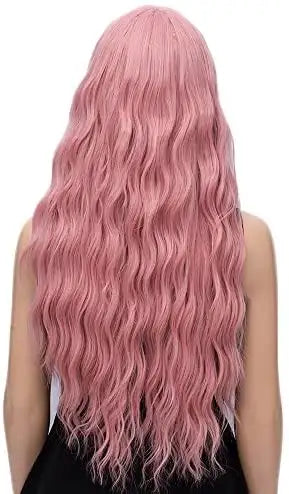 Champagne Extra Wavy Wig - Long Curly Synthetic Hairpiece for Women | Perfect for Cosplay, Parties & Everyday Glam
