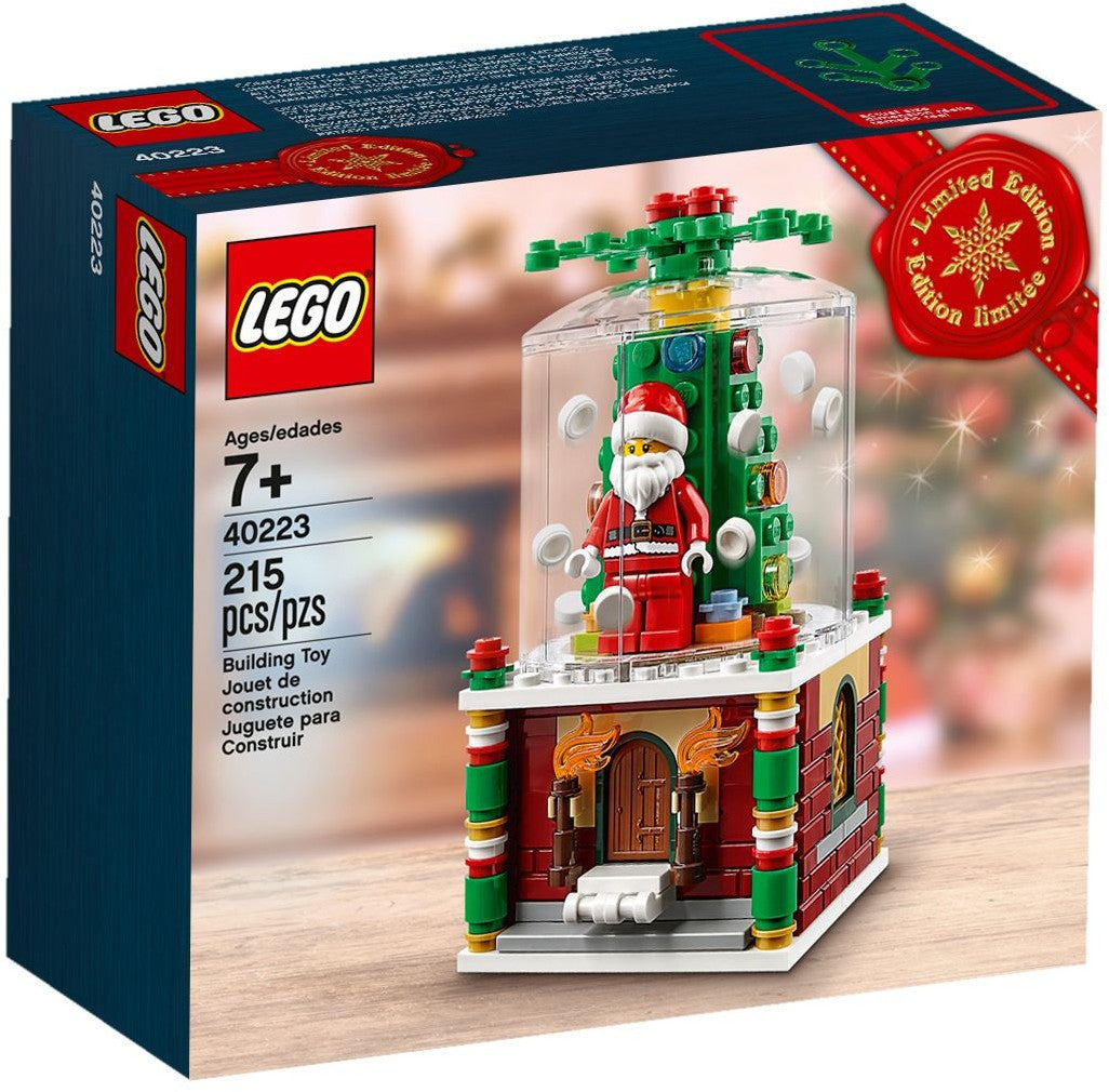 Exclusive Limited Edition LEGO 40223 Snow Globe Building Set - Perfect for Christmas Decorations & Winter Themed Displays