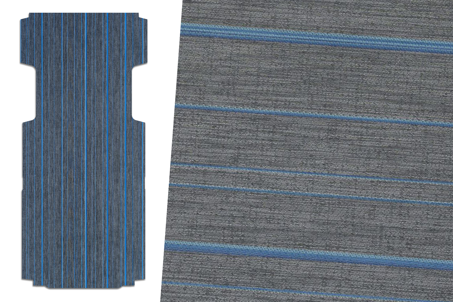 2tec2 Stripes - Moonless Night Blue