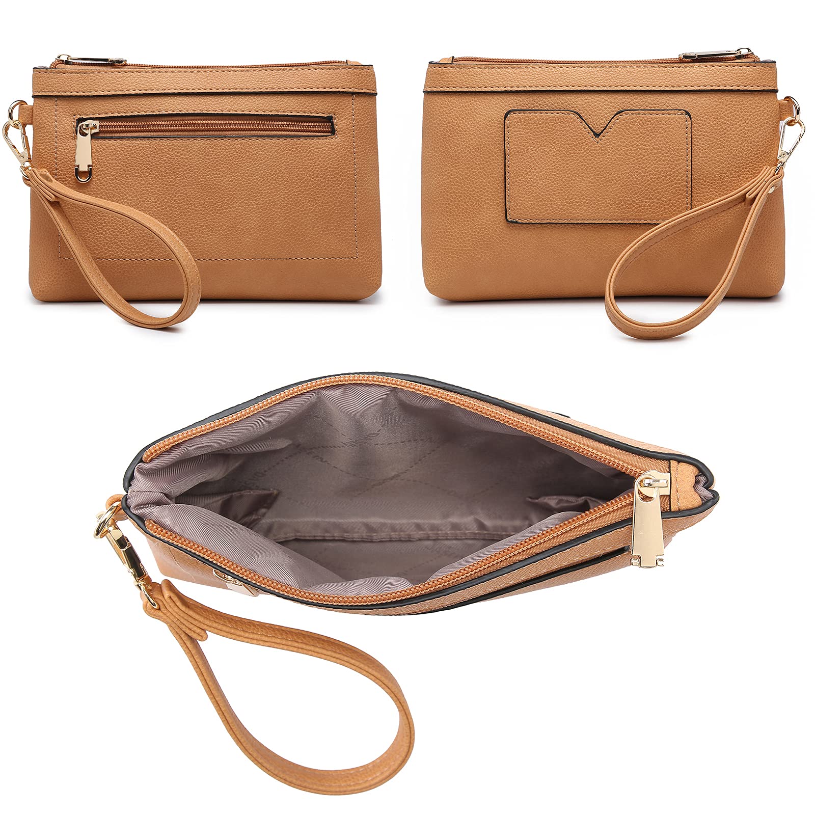 MKP Women's Fashion Satchel Handbags - Top Handle Tote Shoulder Bag with Matching Wristlet Wallet for Work, Office & Daily Use