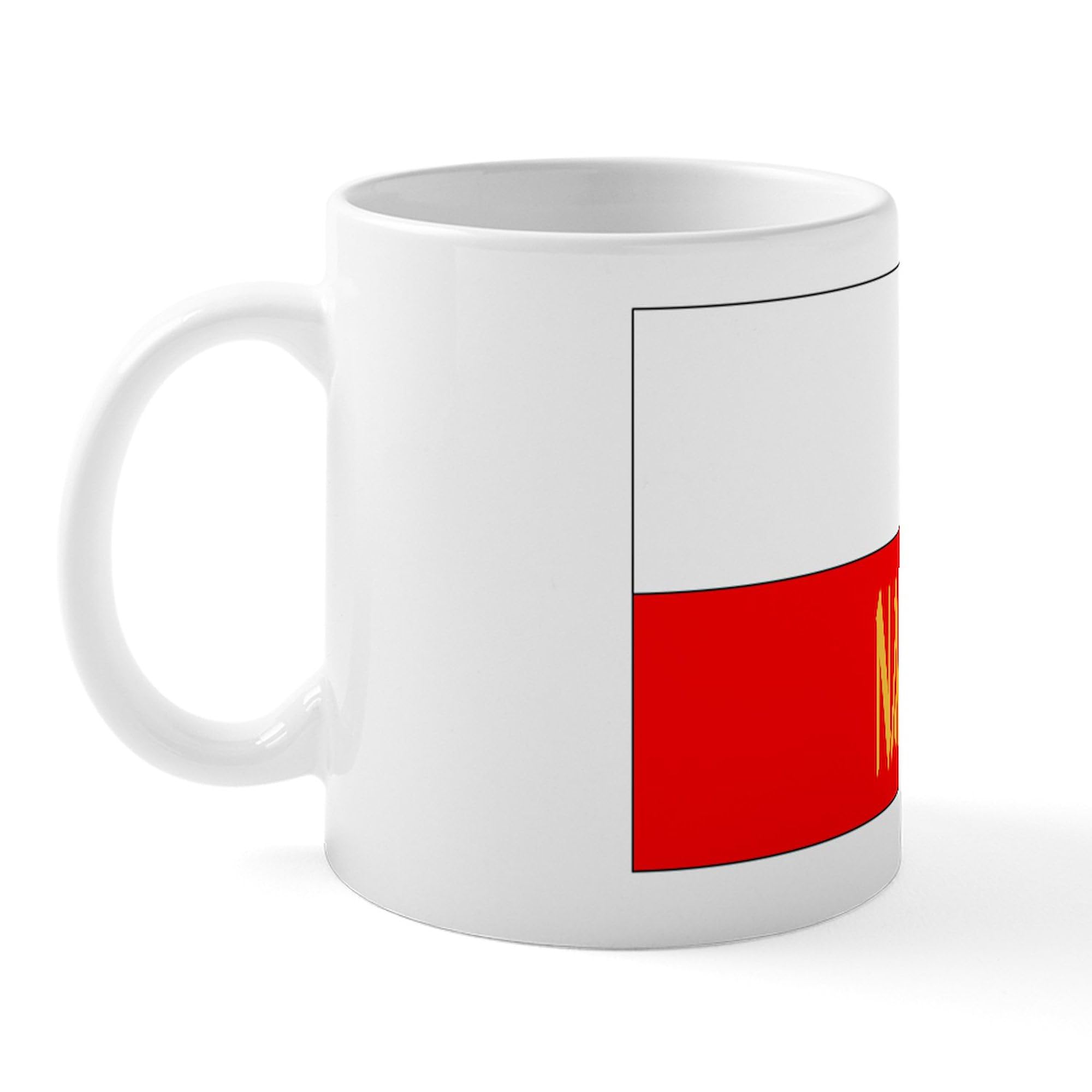 Polish White Eagle Coffee Mug 11 oz (325 ml) - Ceramic Travel Mug for Office, Home & Gifts - Durable Coffee Cup with Unique Design