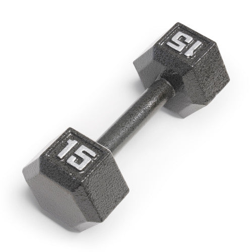 Marcy 15lb Hex Dumbbell Set - Premium Cast Iron Weight for Home Gym & Strength Training - Perfect for Workouts, CrossFit, and Fitness Enthusiasts