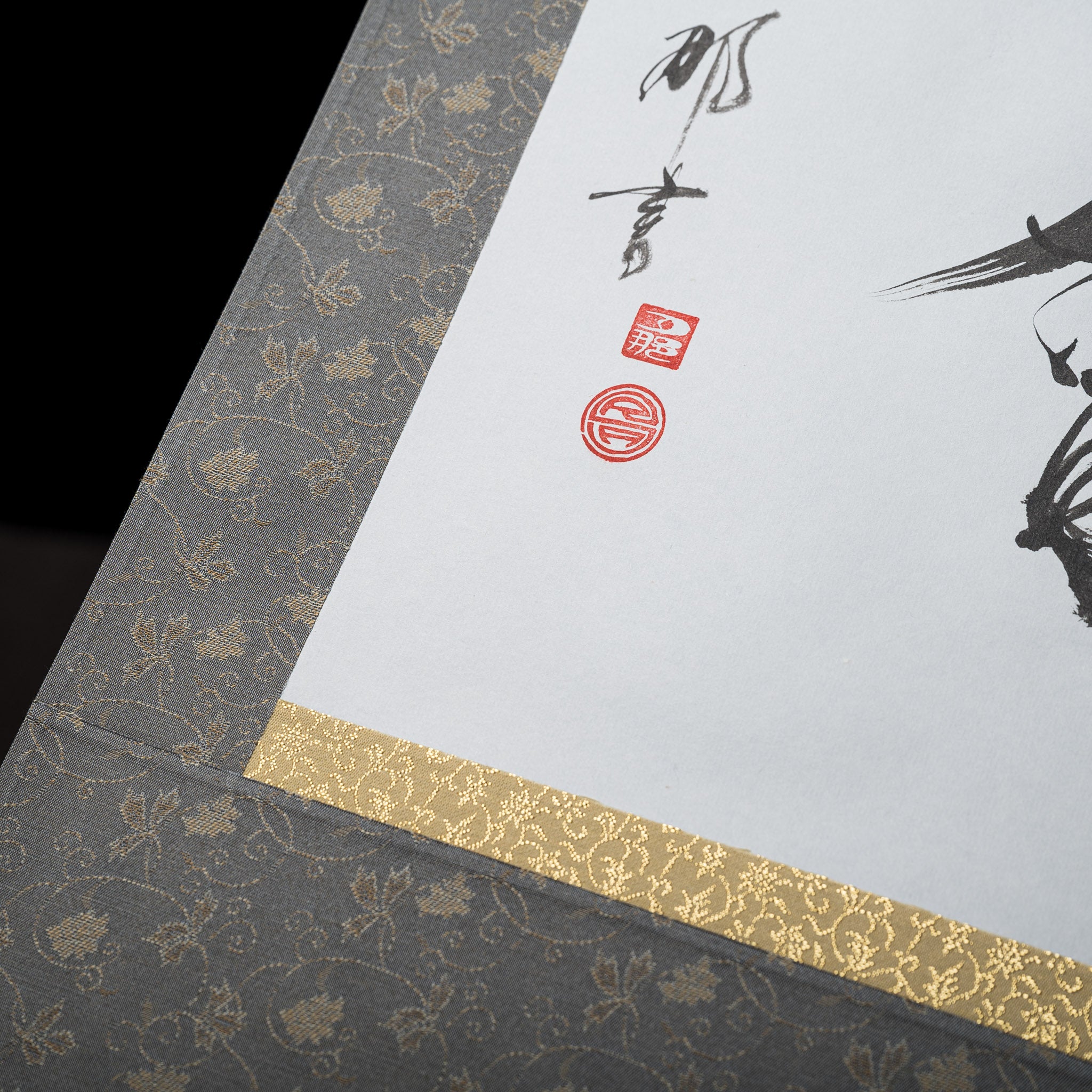 Japanese Hanging Scroll (Kakejiku) - Authentic Handmade Wall Art Decor for Home, Office & Zen Meditation | Ichigo Ichie Calligraphy Scroll