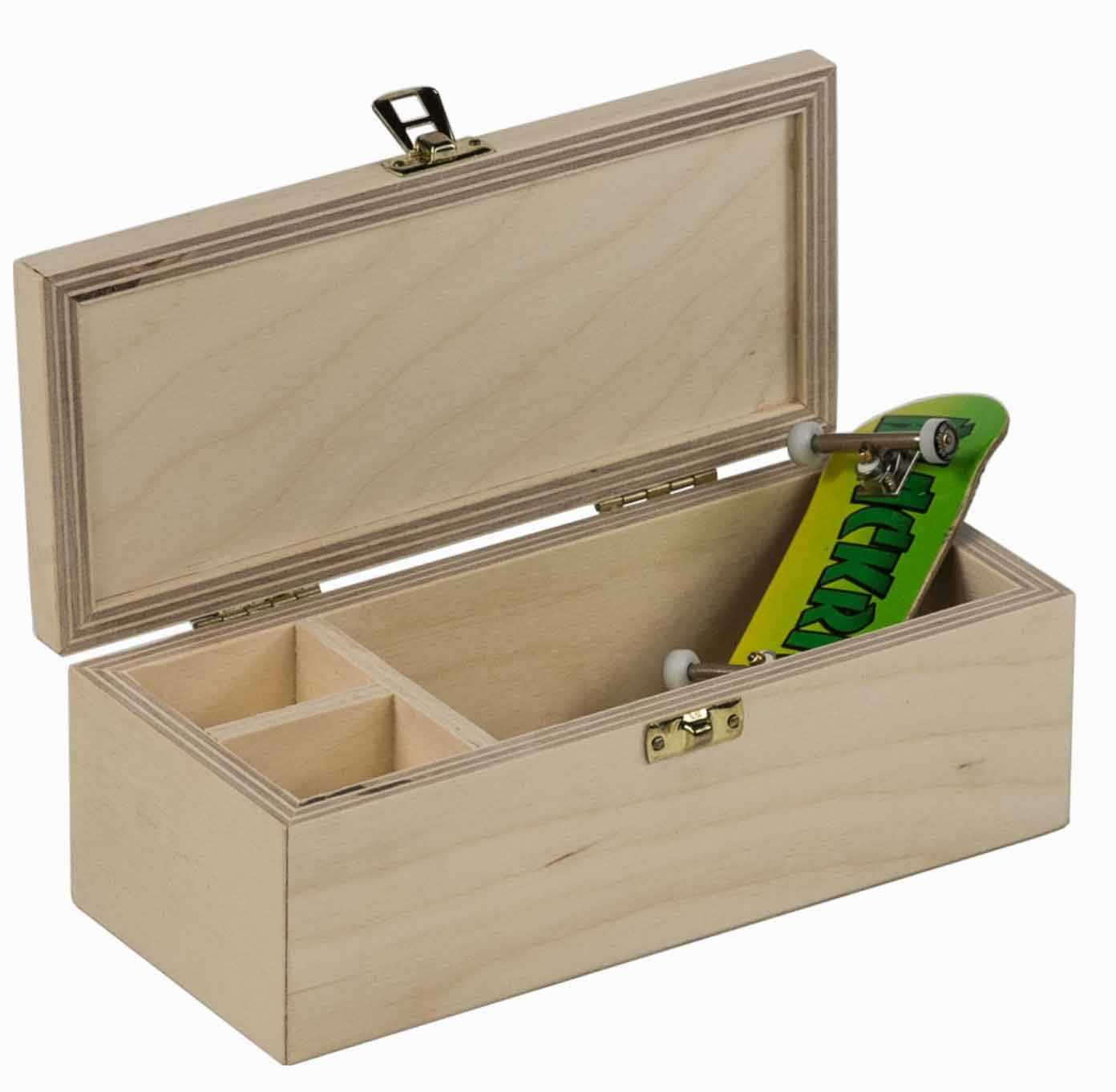 Blackriver Fingerboard Storage Box - Durable Skateboard Fingerboard Organizer for Tech Decks & Mini Skateboards - Perfect for Home, Office & Travel Use