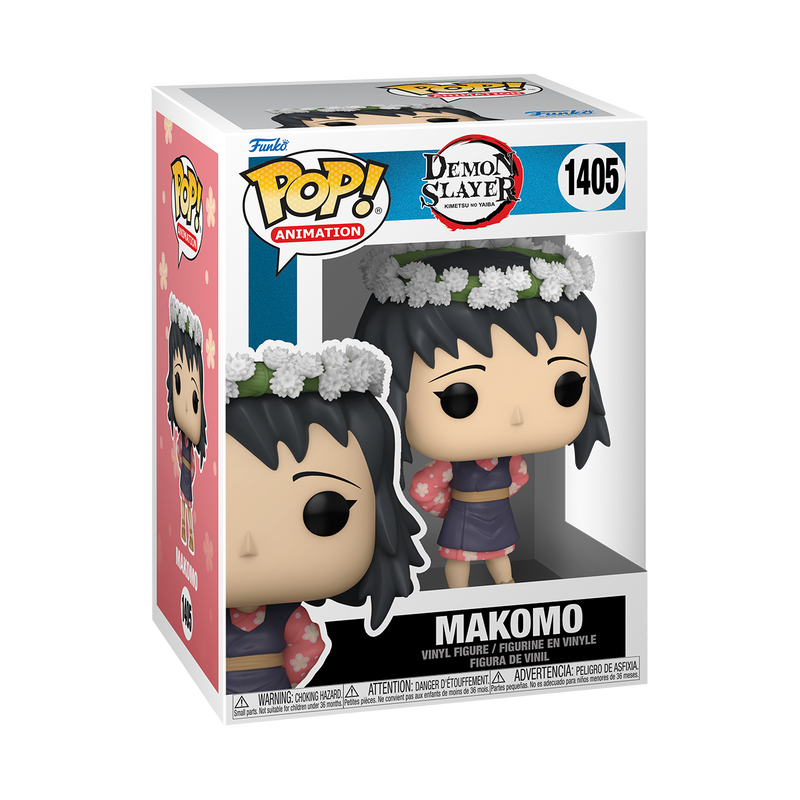 Makomo Funko Pop Demon Slayer Figure #1405 with Protective Case - Perfect for Anime Collectors, Gift Giving, and Home Display