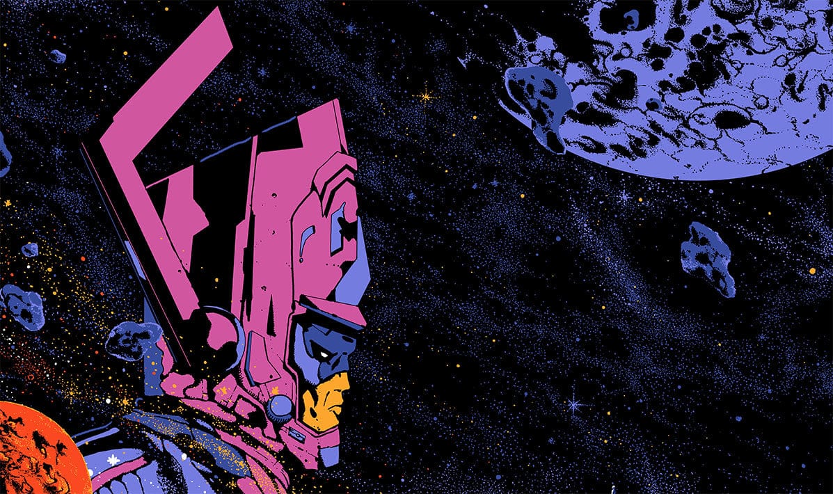 Galactus Screen Printed Poster - Marvel Comics Wall Art Decor for Home, Office & Gamer Room