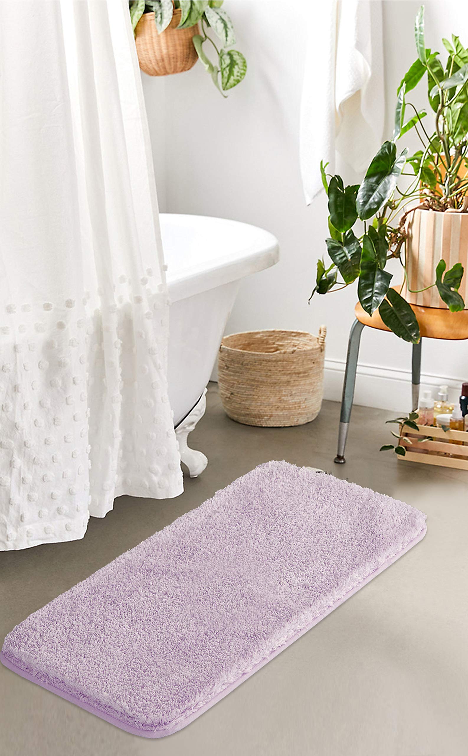Premium Soft & Absorbent Shaggy Bathroom Rug - 24