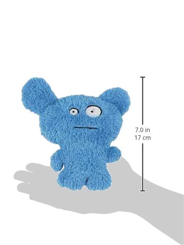 Furzies 6-Inch Blue Plush Dog Toy with Squeaker - Soft & Durable Chew Toy for Small & Medium Dogs - Perfect for Playtime, Training & Cuddling