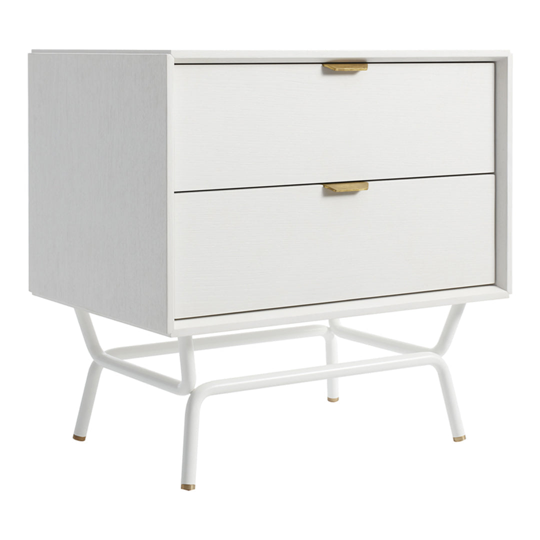 Modern Blu Dot Dang Nightstand - Minimalist Bedside Table with Storage Shelf | Perfect for Small Spaces, Bedrooms & Apartments