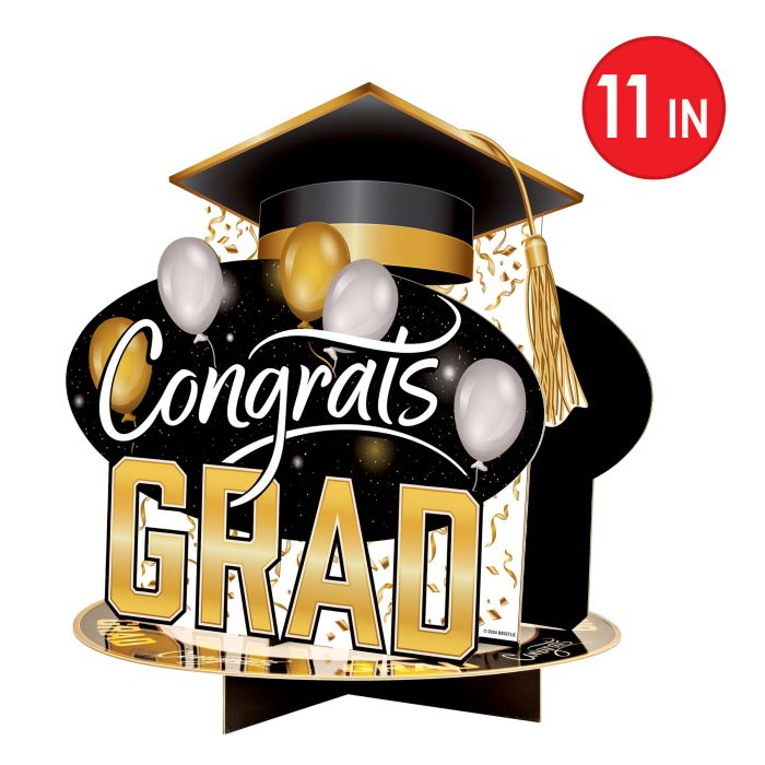 12 Pack Beistle 3D Congratulations Graduation Centerpieces - Perfect for Graduation Party Decorations, School Celebrations & Commencement Ceremonies