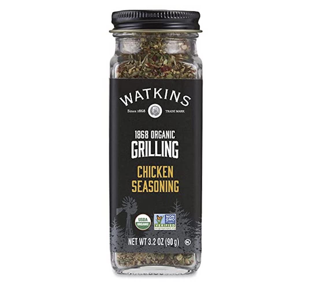 Organic Grilling Chicken Seasoning by Watkins - Non-GMO, Kosher Certified, 3.2 Oz (1-Pack) - Perfect for BBQ, Grilling, Roasting & Everyday Cooking