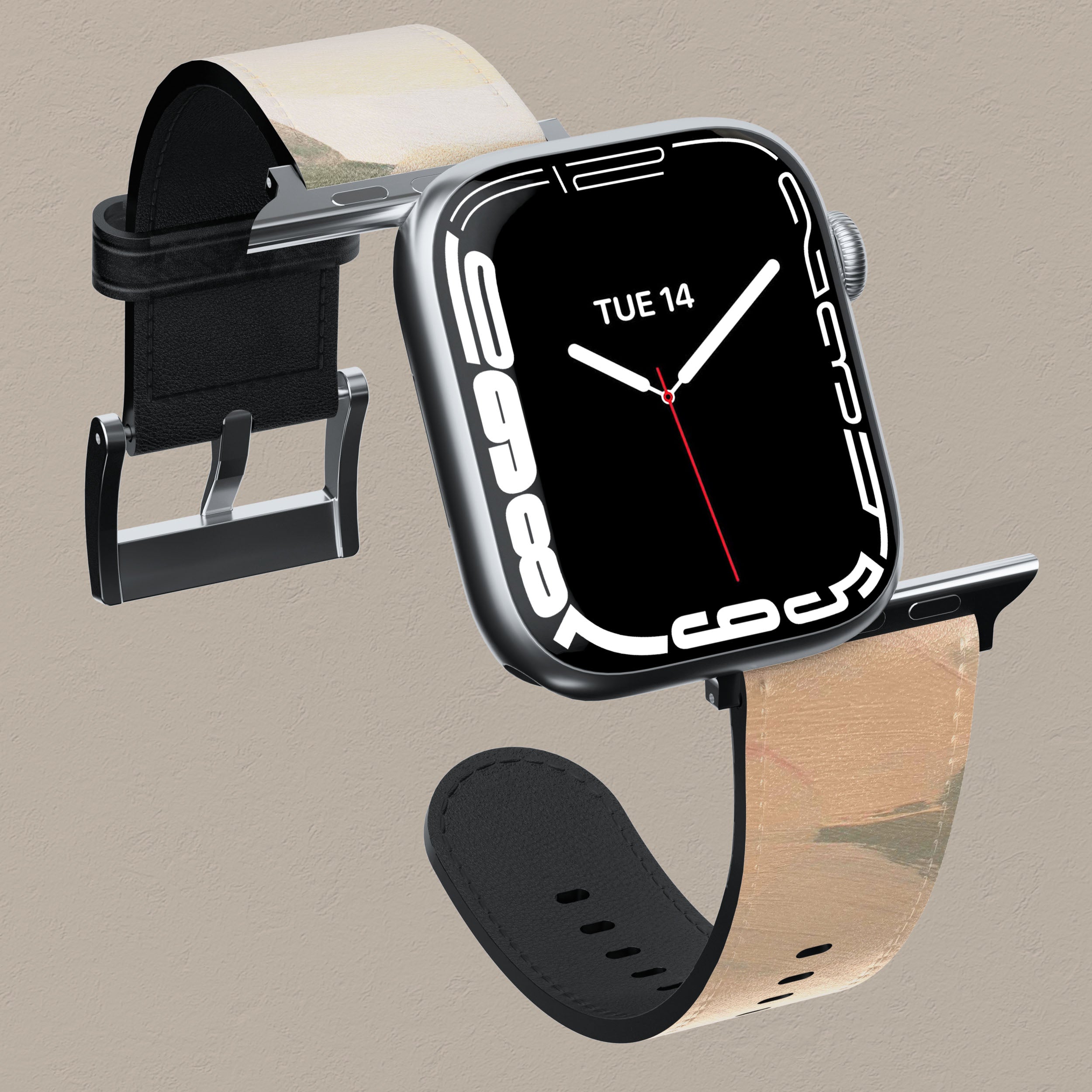 Sunny Canvas Apple Watch Band - Soft, Durable & Stylish Replacement Strap for Apple Watch Series 9/8/7/6/SE - Perfect for Workouts, Running & Everyday Wear