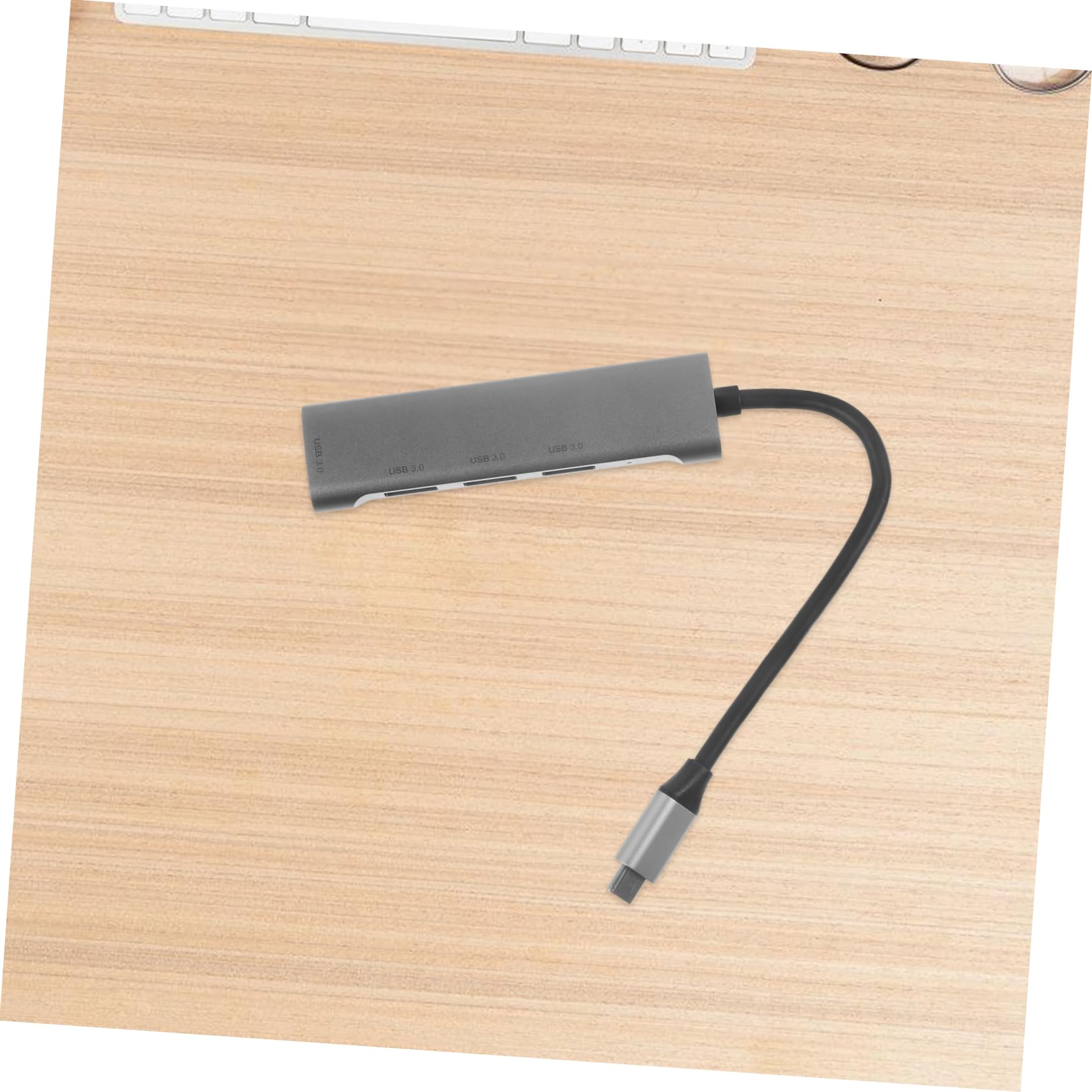 CAXUSD USB C Splitter Hub with 4 Ports - High Speed Charging Adapter & USB Station for Laptop, MacBook, PC - Perfect for Home Office, Travel & Multi-Device Charging