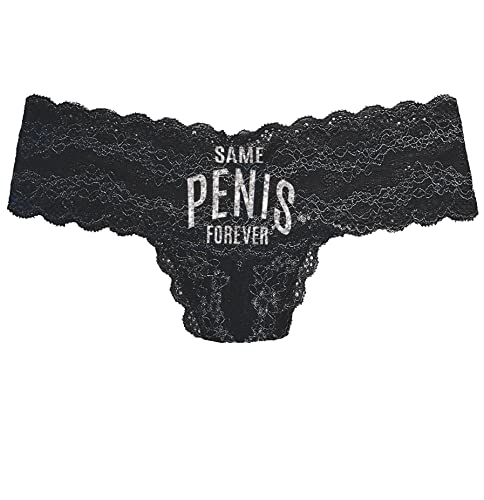 Thong - Black (Same Pen is Forever - Silver Sparkle)