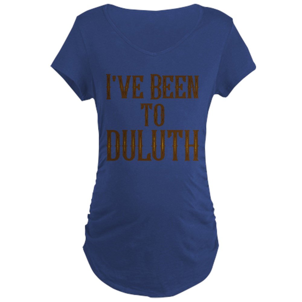 Pregnancy T-Shirt for Moms - 'I've Been to Duluth' Funny Maternity Tee | Comfortable Dark Cotton Top for Expecting Mothers | Perfect for Baby Showers, Pregnancy Announcements & Casual Wear