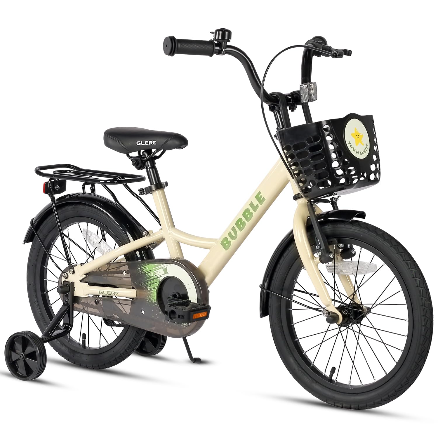 Fantasy 12 14 16 18 20 Inch Kids Bicycle for Boys & Girls Ages 2-14 - Adjustable Training Wheels, LED Headlight & Water Bottle Holder - Multiple Color Options - Perfect for Neighborhood Rides, Park Adventures & Learning to Bike