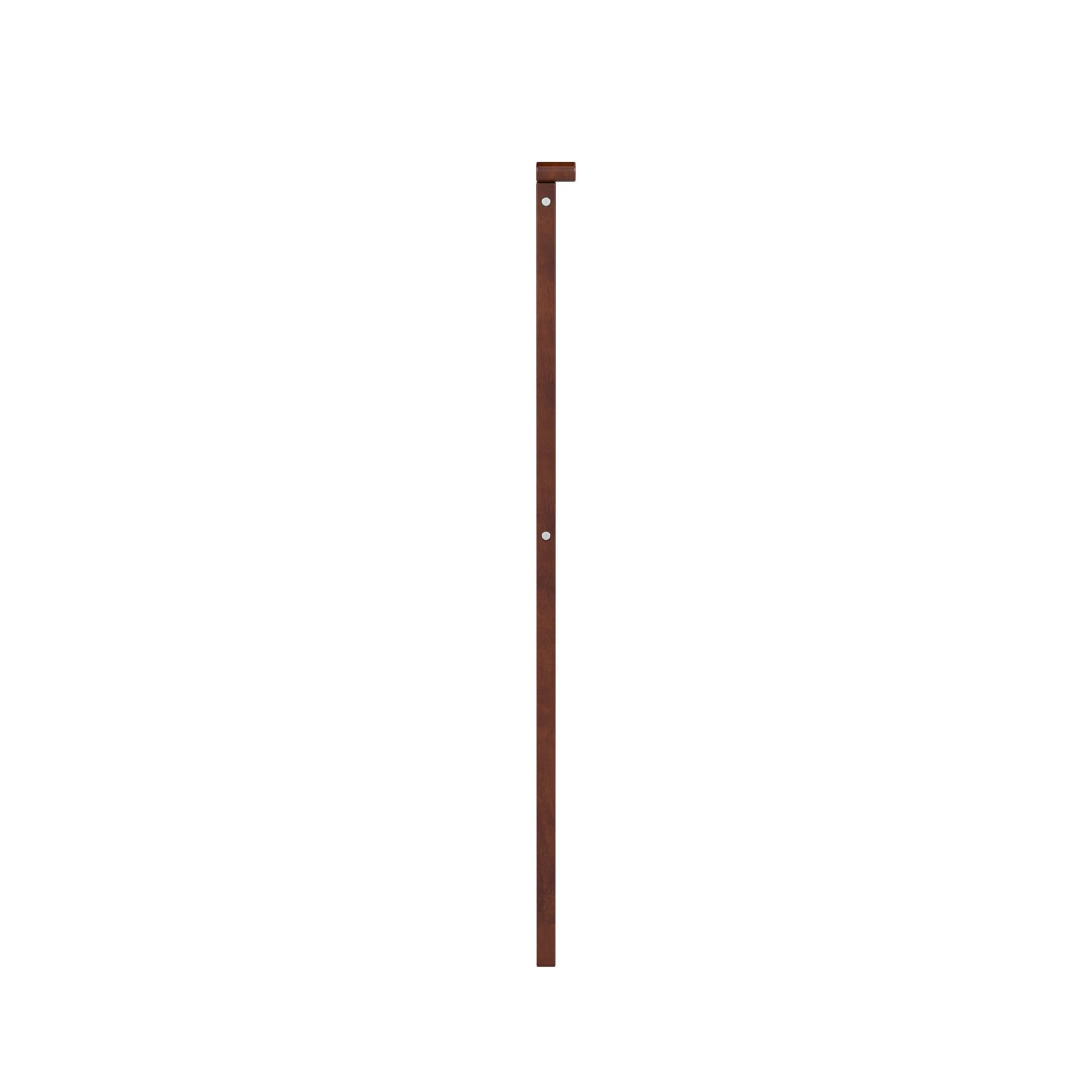 AFI Mission Twin Solid Wood Headboard with USB Charging Ports - Walnut Finish - Modern Bedroom Furniture for Kids & Teens - Perfect for Small Spaces & Shared Rooms