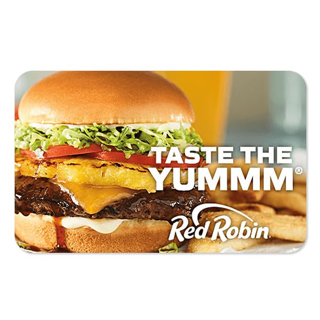 Red Robin eGift Card - $25 Digital Gift Card for Burgers, Salads & More | Perfect for Birthdays, Holidays & Dining Rewards