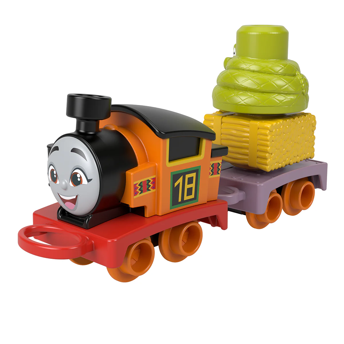 Thomas & Friends My First Push Along Engine NIA - Wooden Toy Train for Toddlers & Kids - Perfect for Early Learning, Imaginative Play & Gift Giving
