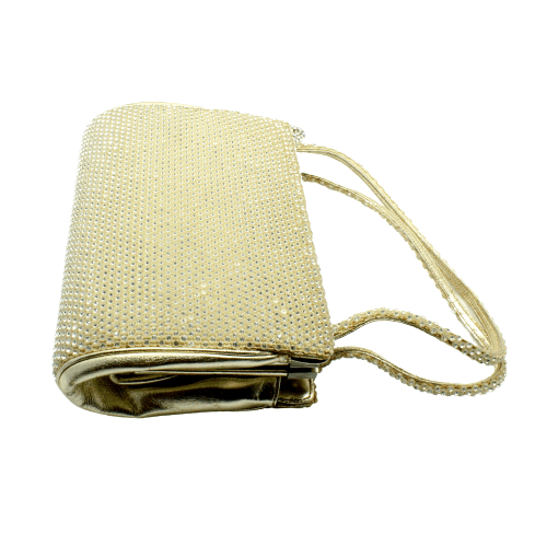 Judith Leiber Swarovski Crystal Swan White Clutch Purse - Luxury Evening Bag for Women - Perfect for Weddings, Galas & Special Occasions