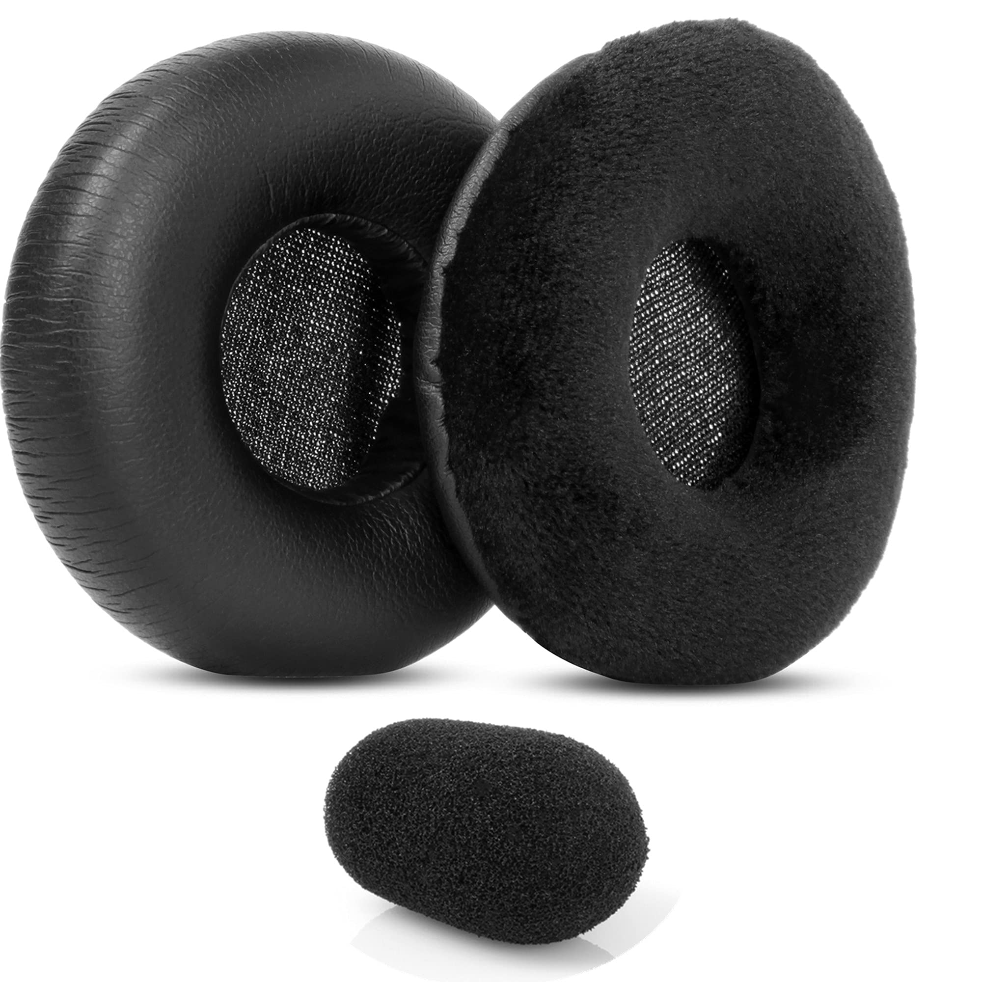 Replacement Earpads Ear Cushions for VXI BlueParrott B250-XTS 204123 B250-XT & Telex Airman 750 760 Headset - Comfortable Noise-Reducing Ear Cup Parts for Truckers, Call Centers & Office Use
