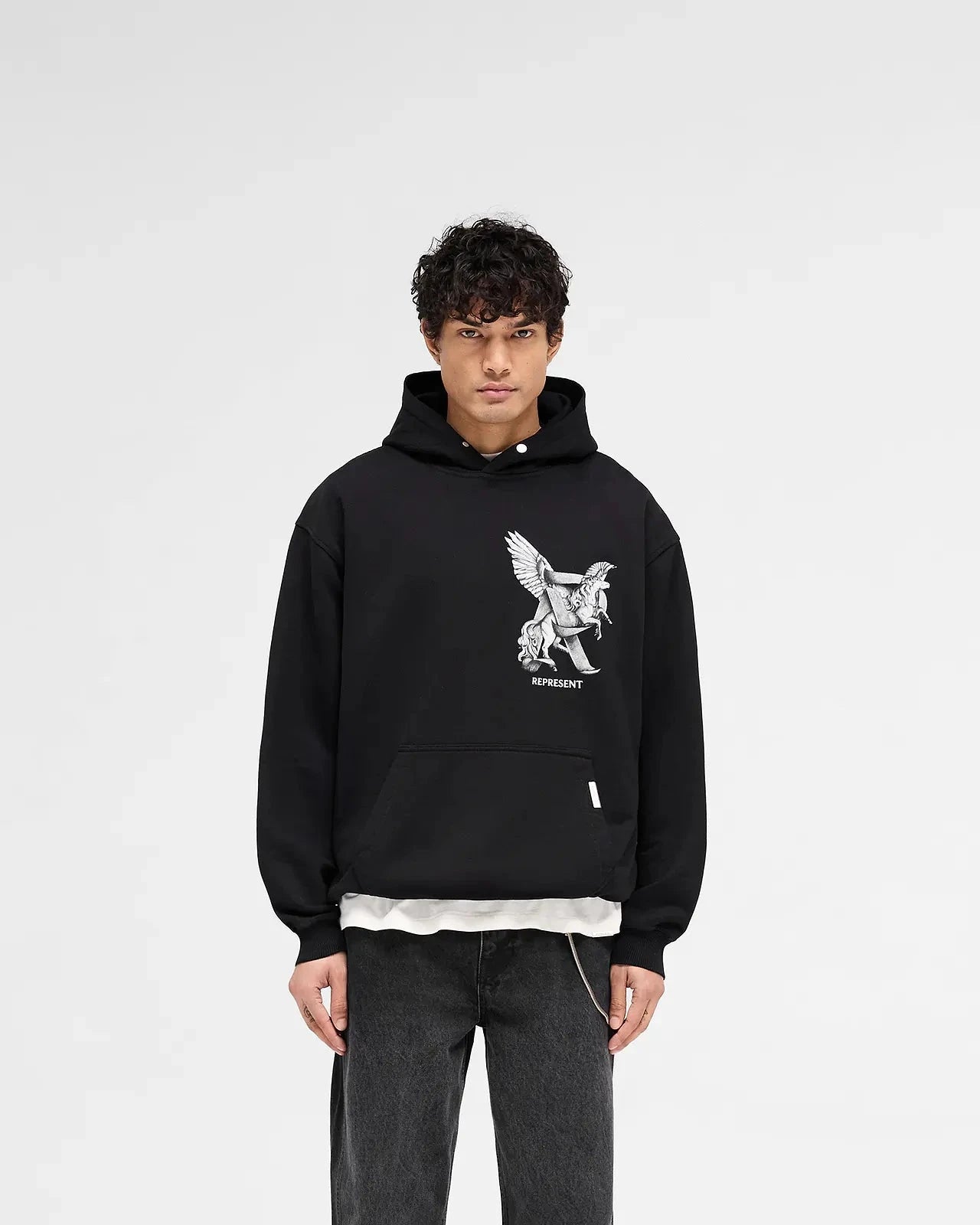REPRESENT Elegance in Motion Hoodie - Stylish & Comfortable Pullover Sweatshirt for Men & Women | Perfect for Streetwear, Casual Outfits & Gym Wear
