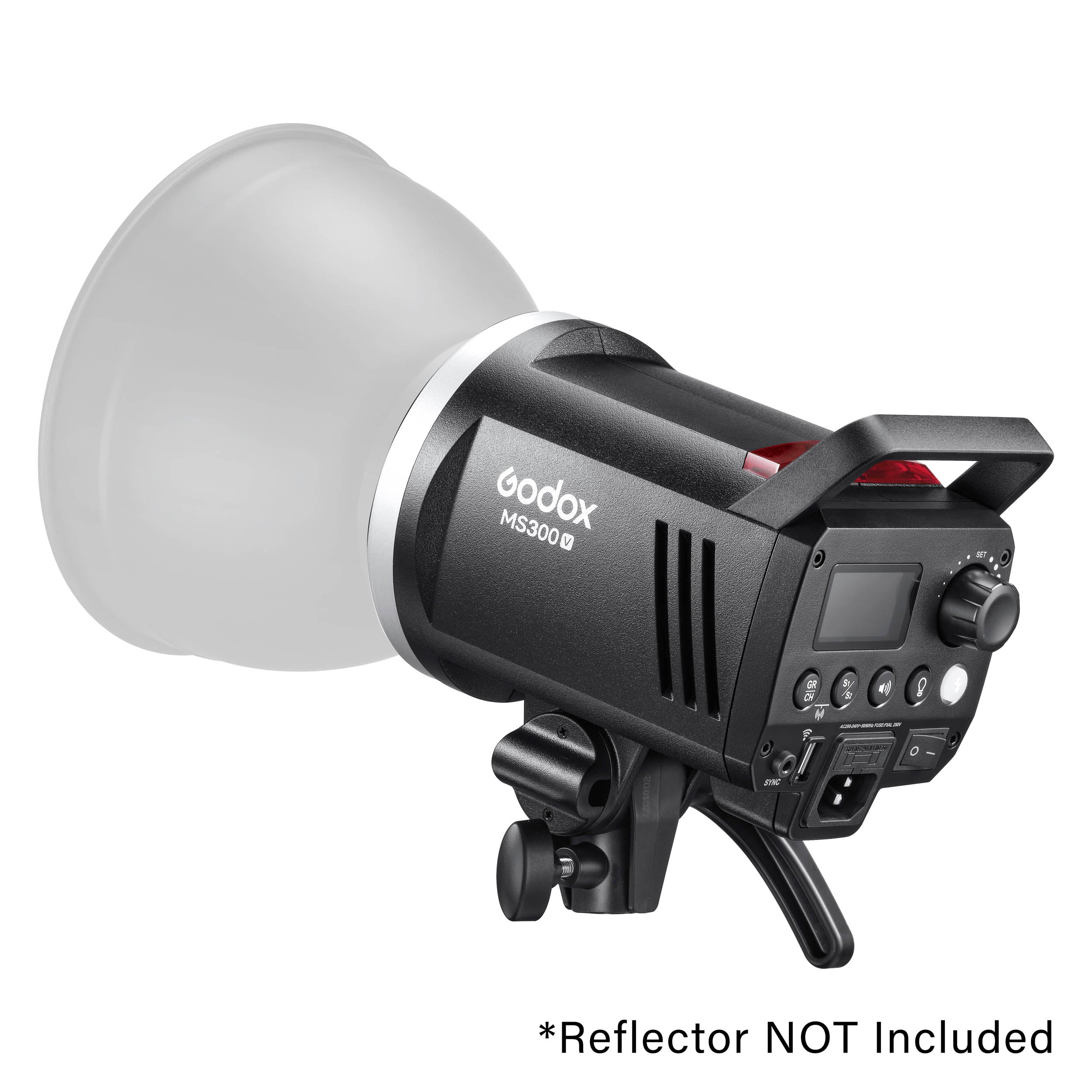 MS300V Super Compact Studio Strobe Flash with LED Modeling Light - Professional Photography Lighting for Portraits, Product Shoots & Studio Sessions