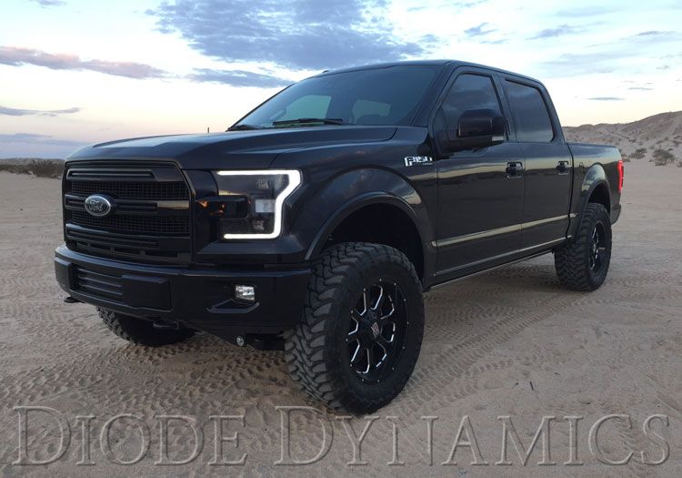2015-2017 Ford F-150 Switchback LED Light Boards - DRL Turn Signal Lights for Enhanced Visibility & Style | Perfect for Off-Roading, Night Driving & Custom Truck Upgrades