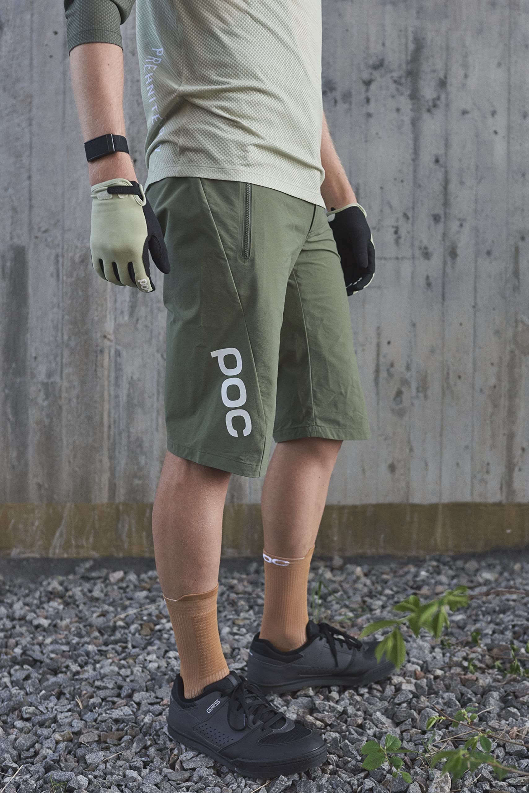 **Men's POC Essential Enduro MTB Shorts - Durable & Breathable Mountain Biking Shorts for Trail Riding & Downhill Cycling**