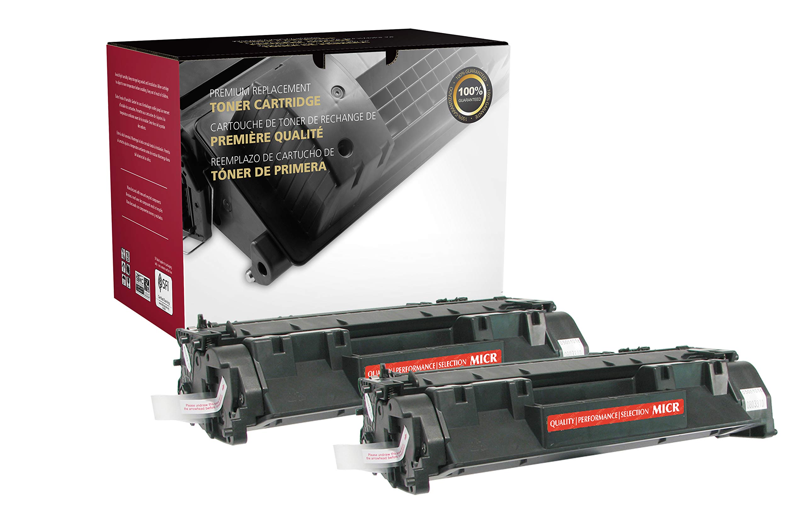 HP CE505A MICR Toner Cartridge 2-Pack - Remanufactured for LaserJet P2030/P2035/P2050 Series | High-Yield Printing for Checks & Financial Documents | Perfect for Offices & Banks