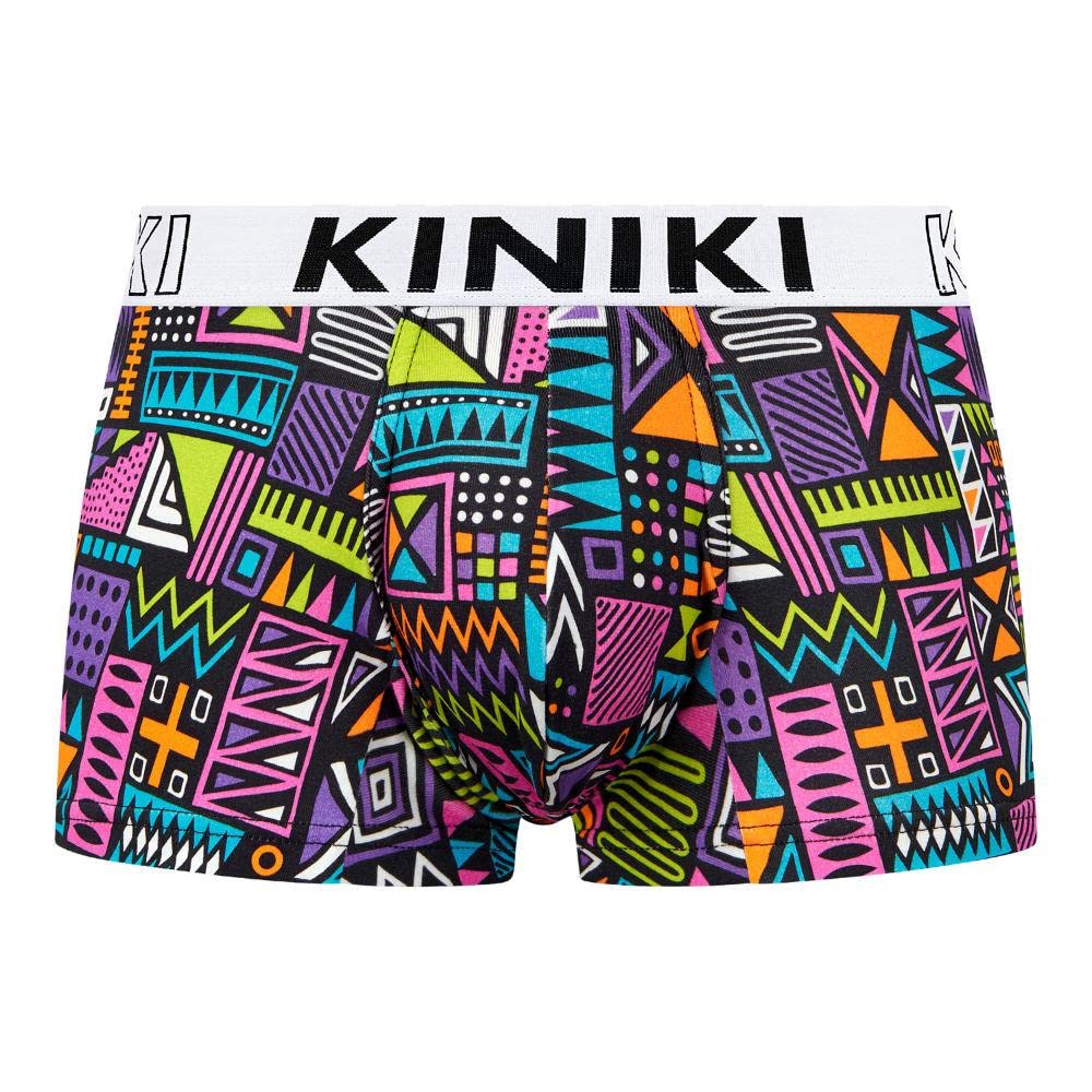 Kiniki Men's Cotton Printed Hipster Underwear - Soft Breathable Comfortable Underwear for Everyday Wear, Gym & Lounge