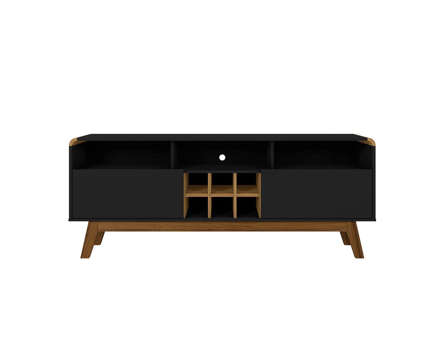 Mid Century Modern TV Stand with 5 Shelves - 62.99