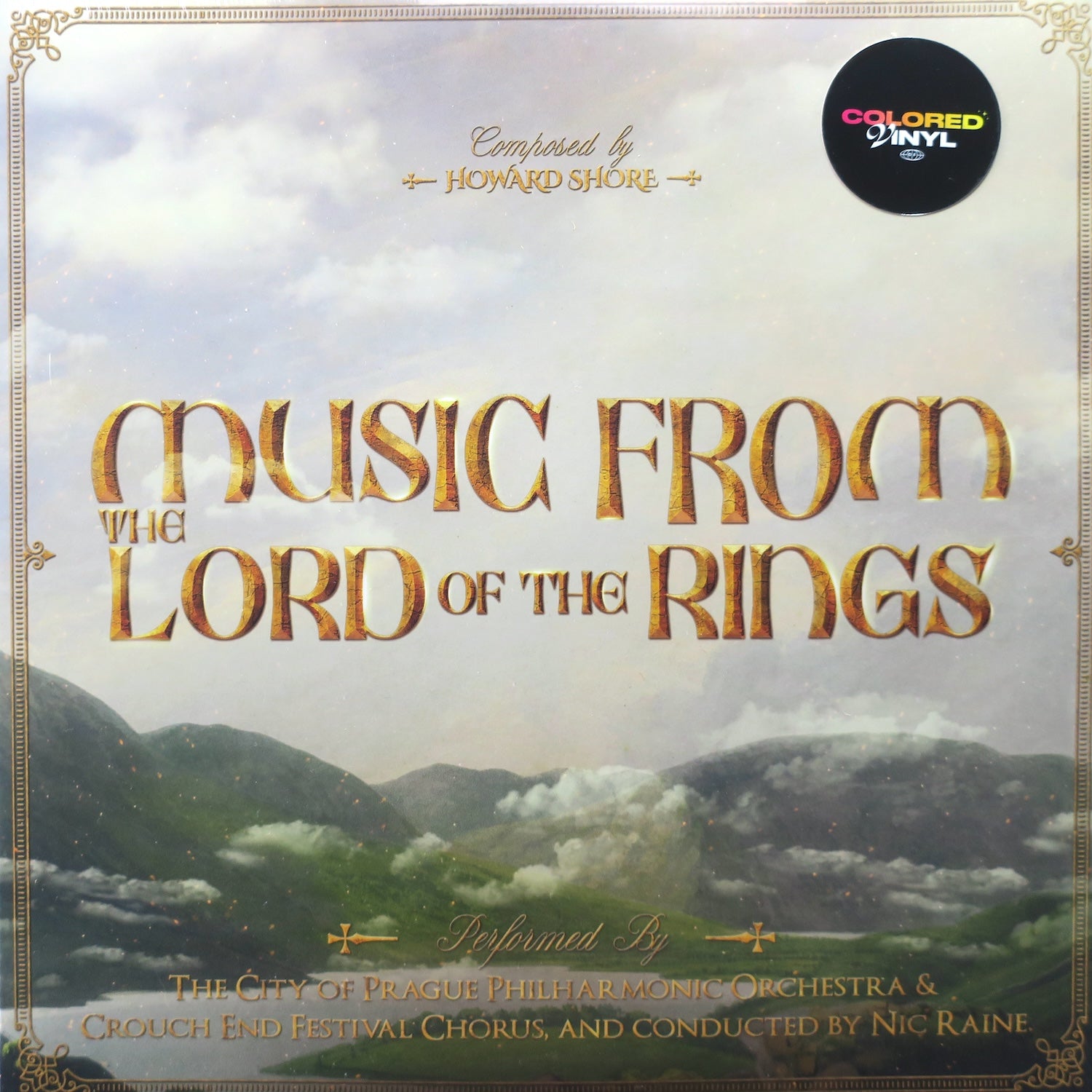 Lord of the Rings Soundtrack by Howard Shore - Limited Edition Brown Vinyl 3LP Set | Perfect for Movie Nights & Tolkien Fans