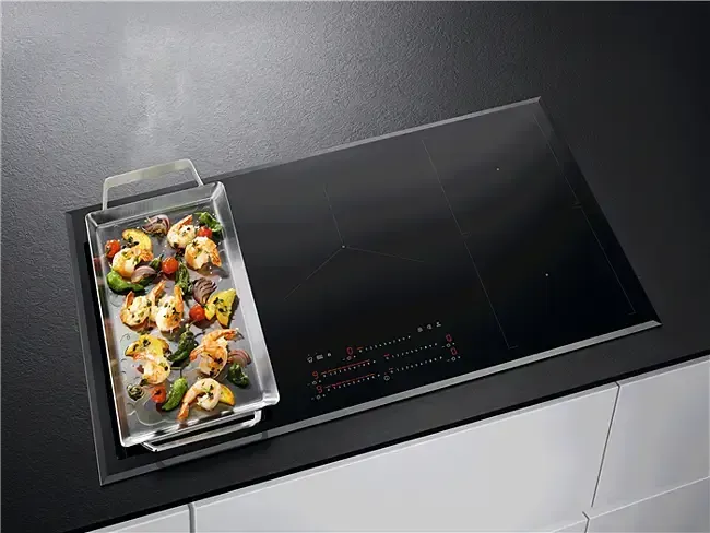 AEG 90cm Built-in Induction Cooktop with Touch Control - Fast Heating & Energy Efficient for Modern Kitchens | Perfect for Home Cooking, Restaurants & Small Spaces
