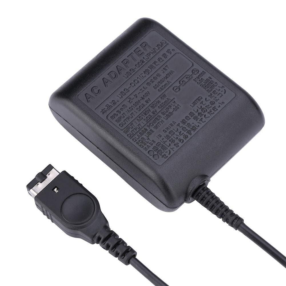 Portable Charger Adapter for Gameboy Advance SP - US 2-Pin Plug AC Power Adapter Compatible with GBA, Gameboy & Gameboy Advance | Perfect for Travel, Gaming On-The-Go & Home Use