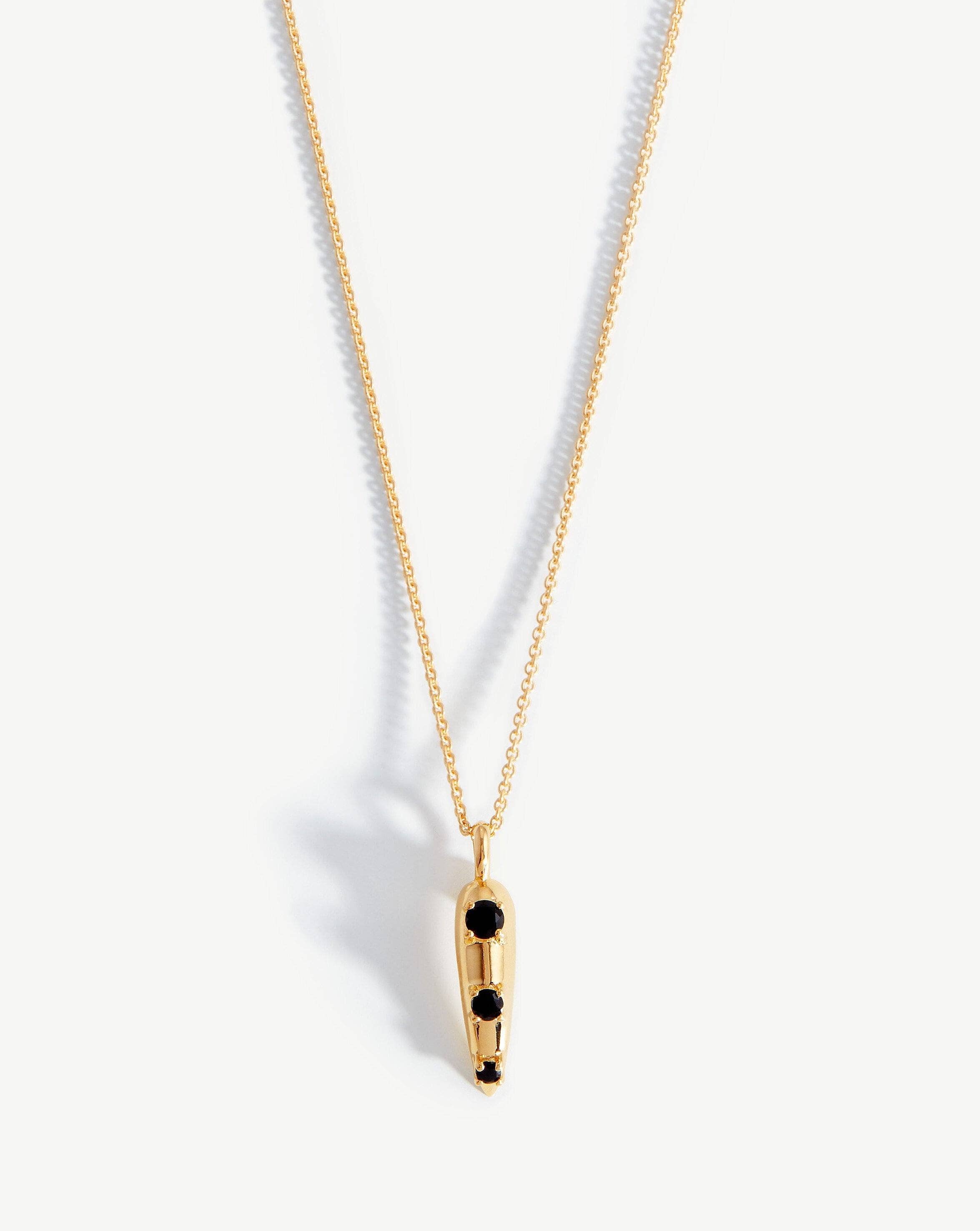 Claw Studded Pendant Necklace for Women - Gothic Punk Jewelry with Stainless Steel Chain - Perfect for Halloween, Concerts & Edgy Fashion